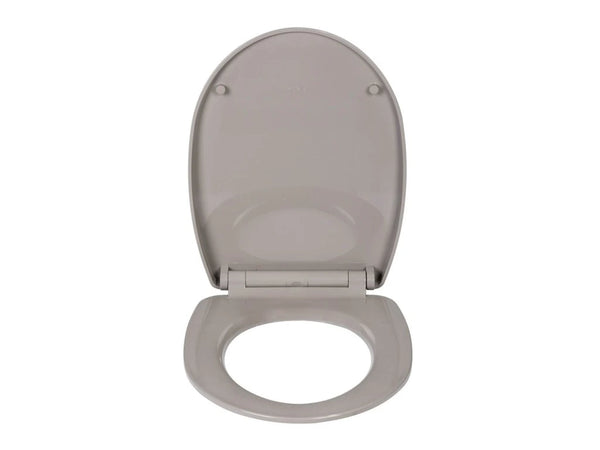 Wenko Self-closing toilet seat Tilos taupe Easy Close Thermoplastic