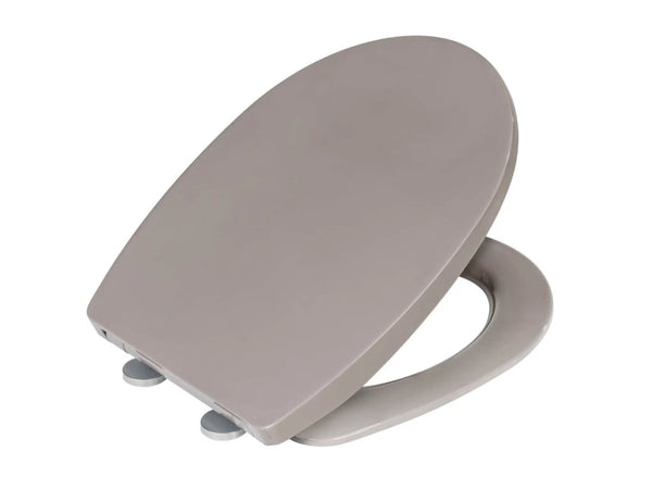 Wenko Self-closing toilet seat Tilos taupe Easy Close Thermoplastic
