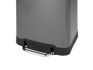 WENKO 30L Soft-Close Pedal Bin – in Silver or White