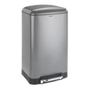 WENKO 30L Soft-Close Pedal Bin – in Silver or White