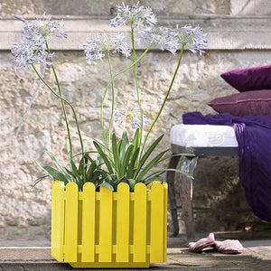 Emsa 514120 Landhaus Flower Pot for Garden, Polypropylene - Yellow