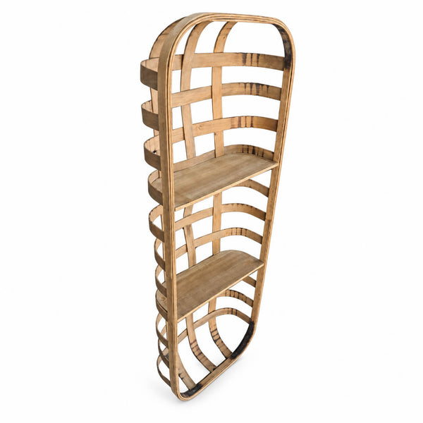 Bamboo Wall Shelf by Mattz