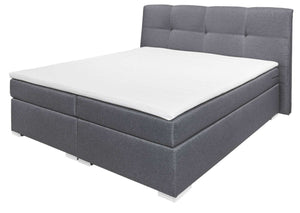 SPRING BED 180 x 200, POCKET SPRING CORE INCLUDING COMFORT T25 FOAM TOPPER , BY BLACK RED WHITE