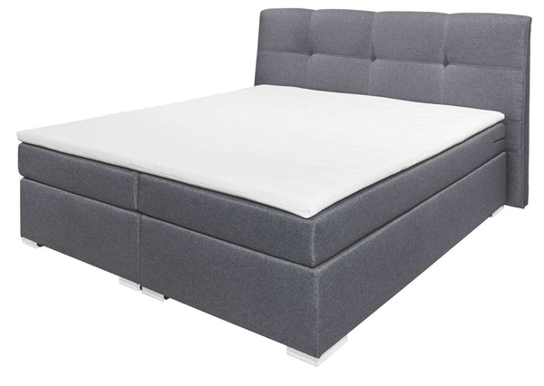 SPRING BED 180 x 200, POCKET SPRING CORE INCLUDING COMFORT T25 FOAM TOPPER , BY BLACK RED WHITE