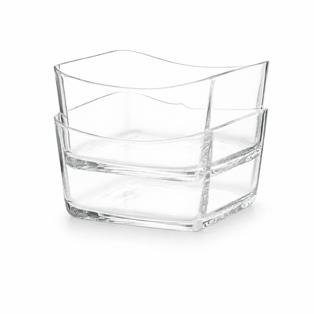 Blomus Set of Two Square Glass Bowls