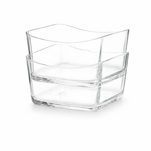 Blomus Set of Two Square Glass Bowls