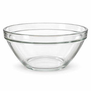 Bormioli Rocco Pompei Glass Salad Serving Bowl – 23 cm & 26cm