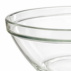 Bormioli Rocco Pompei Glass Salad Serving Bowl – 23 cm & 26cm