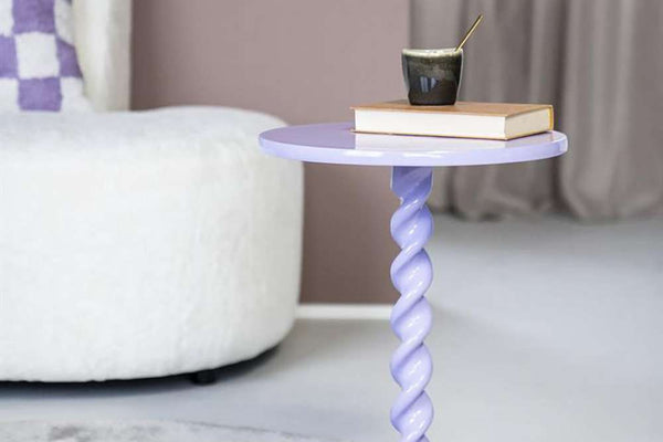 Side Table Gula – Lilac Side Table by By-Boo