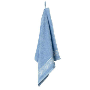 Royal Boch Fleurs Rouges Kitchen Towel in Blue