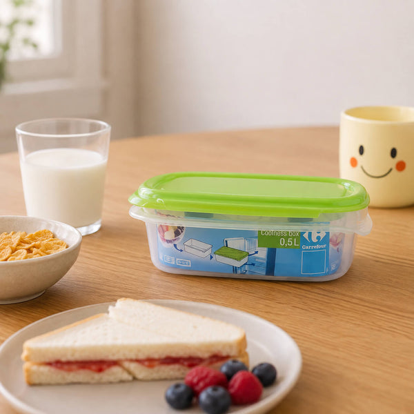 Carrefour Coolness Food Storage Box – 0.5 L | BPA-Free