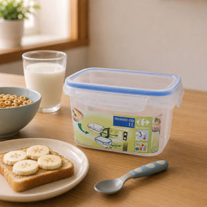 Carrefour Hermetic Click & Lock Food Storage Box – 1 L | BPA-Free