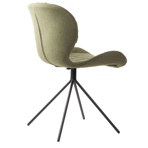 OMG Dining Chair with Black Metal Legs – Modern Upholstered Accent Chair for Dining Room &amp; Office