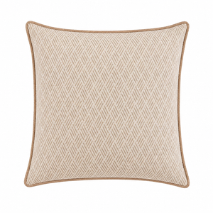 Tiseco Home Studio Cushion - Jacquard Weave - Beige
