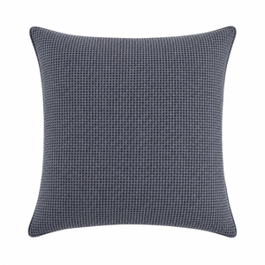 Tiseco Home Studio Cushion - Waffle Pattern - Navy