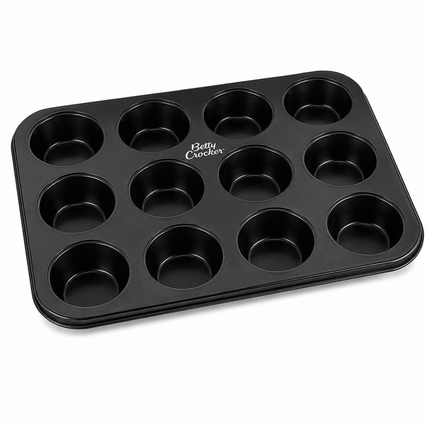 Betty Crocker Non-Stick Baking Muffin Pan 12 Cups 35x26.5x3cm