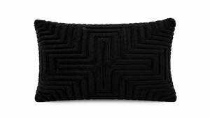 By-Boo Madam Black Fluffy Cushion