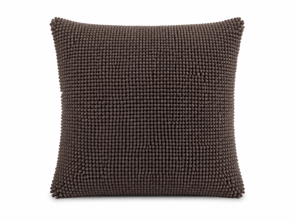 Tiseco Home Studio Cushion - Chenille Tufted Fabric - Dark Grey