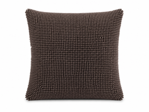 Tiseco Home Studio Cushion - Chenille Tufted Fabric - Dark Grey