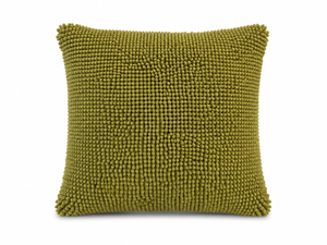 Tiseco Home Studio Cushion - Chenille Tufted Fabric - Green