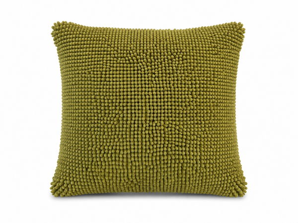 Tiseco Home Studio Cushion - Chenille Tufted Fabric - Green