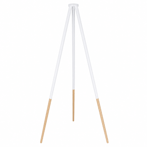 Modern Tripod Floor Lamp with Fabric Lampshade