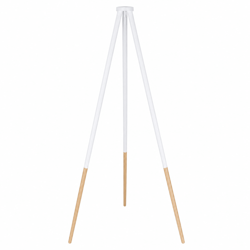 Modern Tripod Floor Lamp with Fabric Lampshade