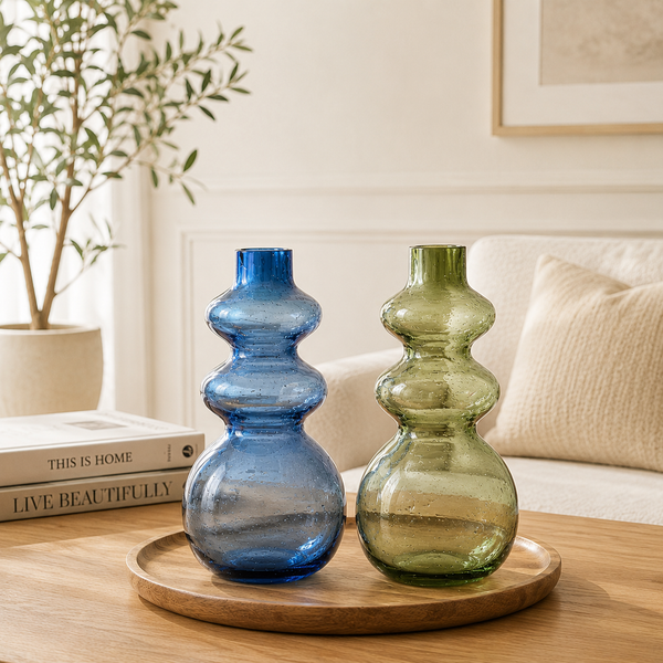 By-Boo Viva Vases in Blue or Green