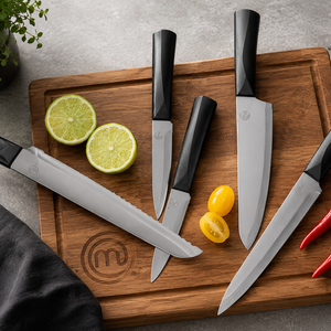 MasterChef Set of 5 Durable Stainless Steel Knifes