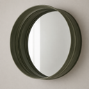 By-Boo Round Mirror in White or Green