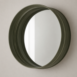By-Boo Round Mirror in White or Green