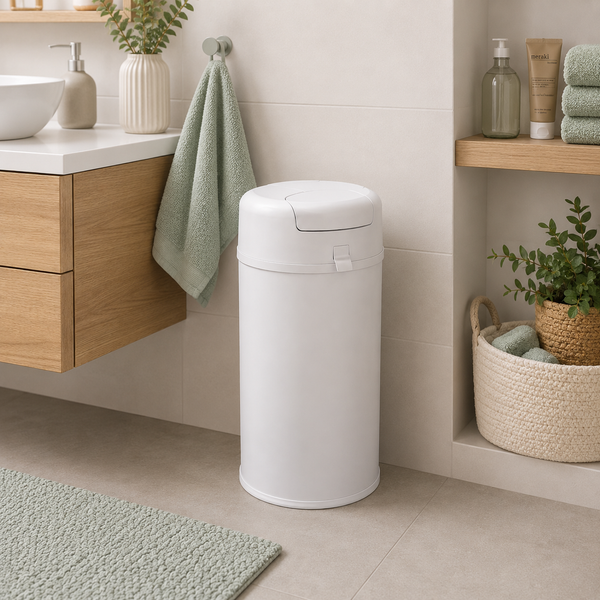 Wenko Secura Premium 30L Bathroom/Nursery Trash Bin