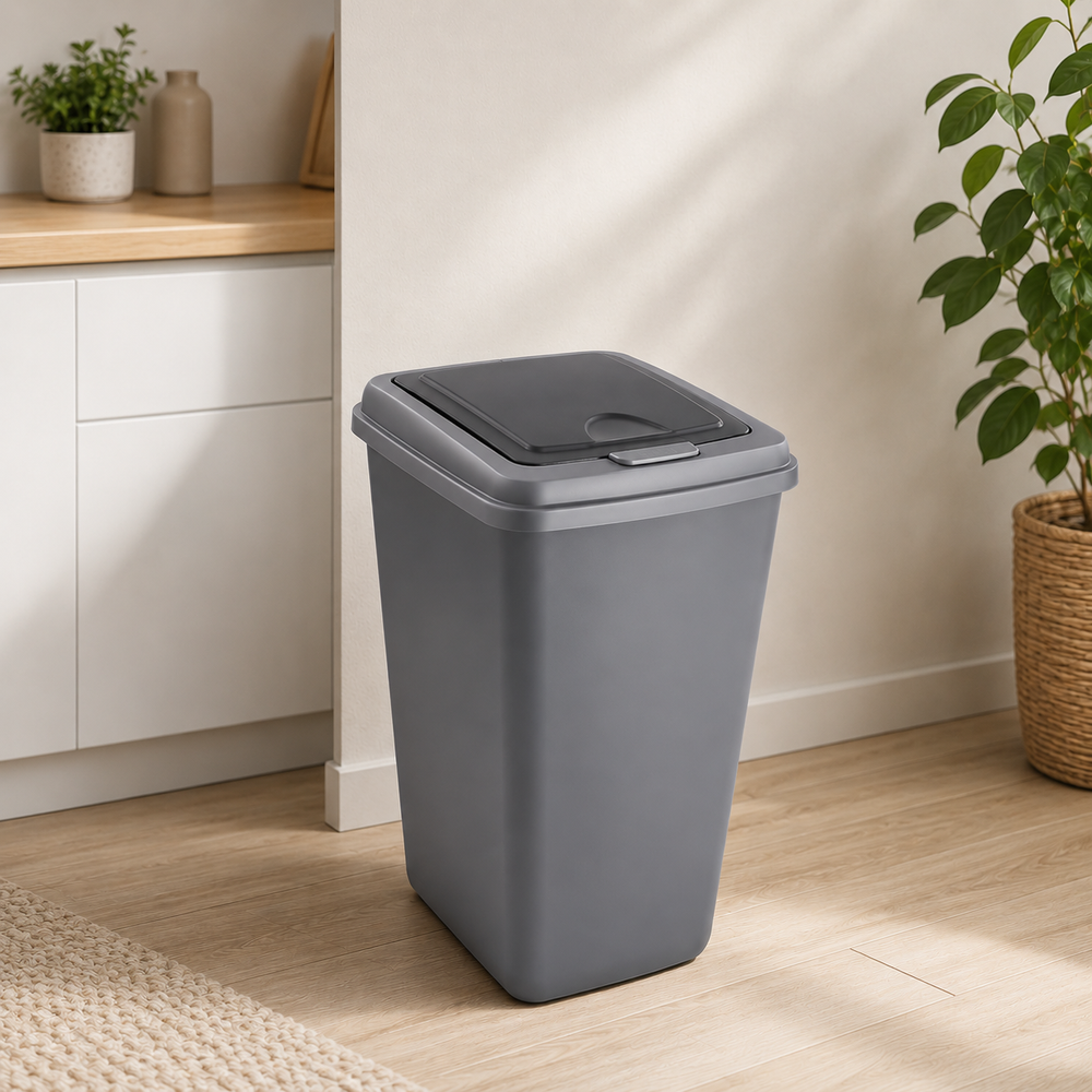 Rotho Sundis Push-to-Open 30 L Trash Can