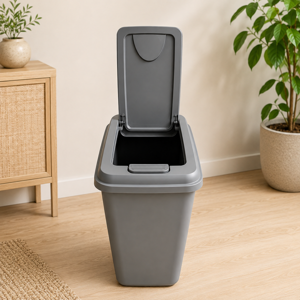 Rotho Sundis Push-to-Open 30 L Trash Can