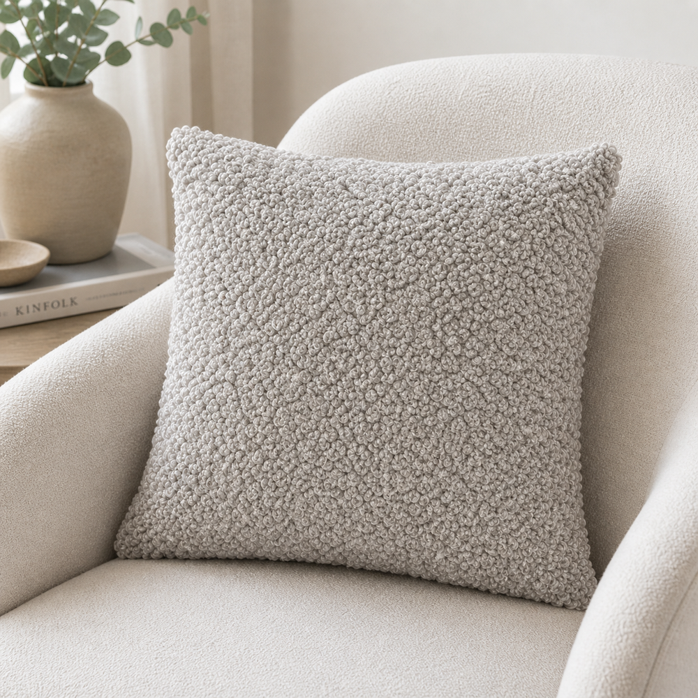 By-Boo Dolly Soft & Fluffy Grey Cushion
