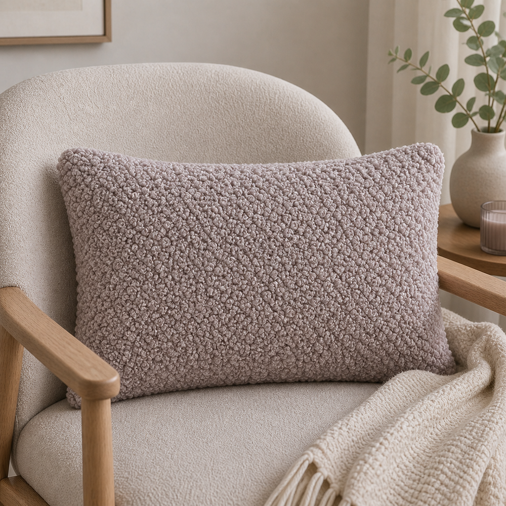 By-Boo Sheep-Like Dolly Cushion in Greyish Rose