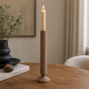 By-Boo Squand Brown Candle Holder - Large