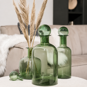 By-Boo Dio Green Vase/Carafe - Large, Medium & Small