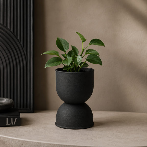 By-Boo Small Black Diablo Flowerpot