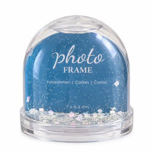 Paper & Co. Christma Slopes Snow Globe Photo Frame – 7 × 6.3 cm