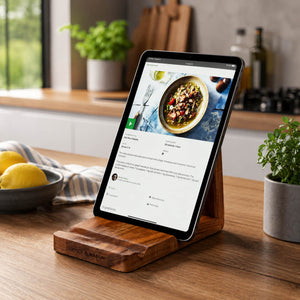 Cole & Mason Buckland Acacia Book & Tablet Stand