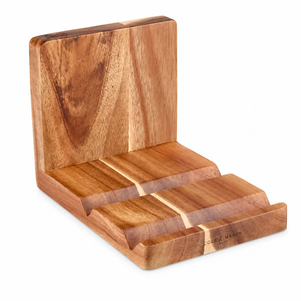 Cole & Mason Buckland Acacia Book & Tablet Stand