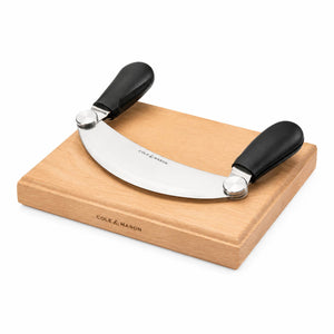 Cole & Mason Woodhall Herb Chopping Hachoir & Board Set