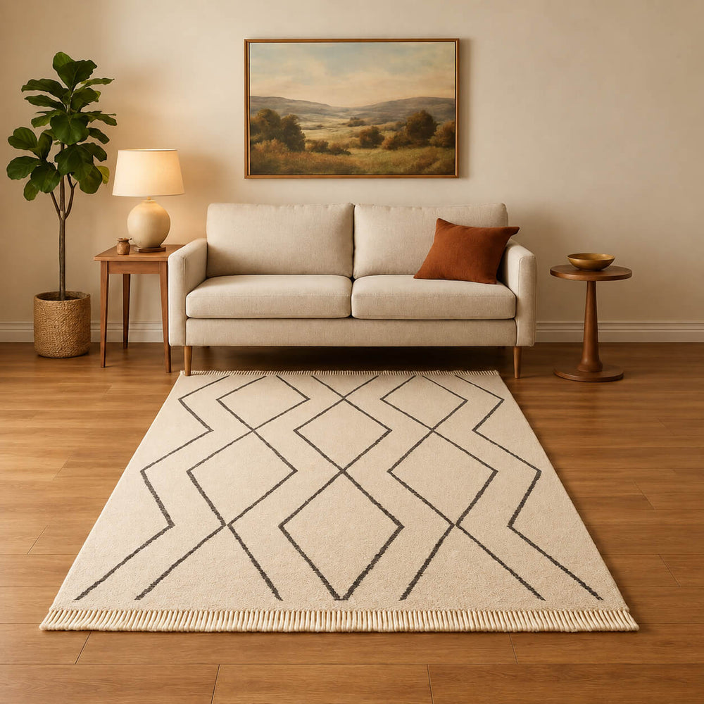 Cotton Carpet / Rug by By-Boo 126x180 cm