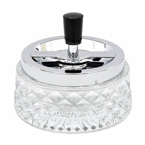 Cucina & Tavola Rotary Glass Ashtray – Ø12 cm