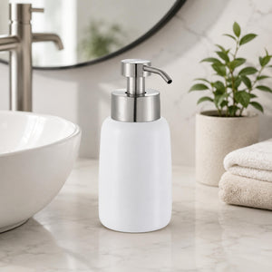 Diaqua Mousse Tube Ceramic Foam Soap Dispenser – White 300 ml