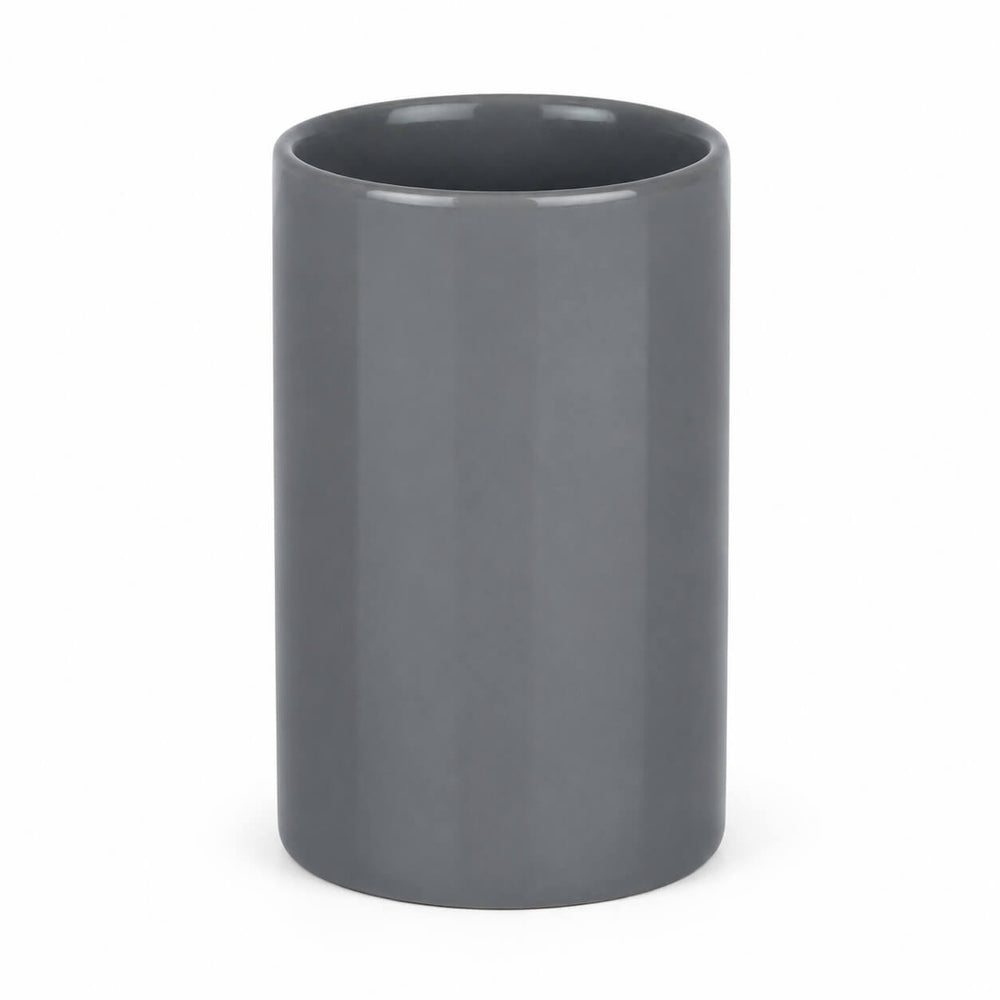 Diaqua Zylo Ceramic Bathroom Tumbler – Dark Gray