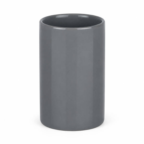 Diaqua Zylo Ceramic Bathroom Tumbler – Dark Gray