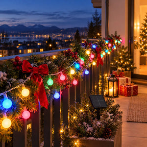 Home Solar Multicolor LED String Lights – 100 LEDs – 10 m