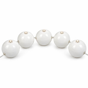 Markslöjd BULLARN 5-Light LED Decorative Globe Chain – White